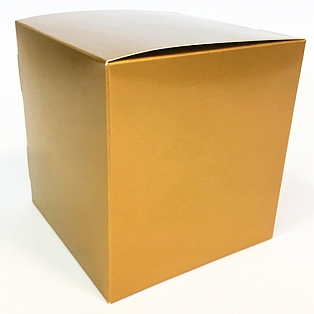 Коробка под кружку (золото матовое)