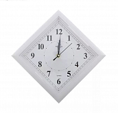 Часы квадрат-ромб 205х205мм (цвета в ассортименте)