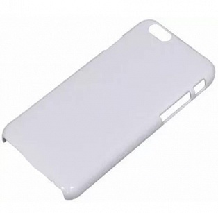 iPhone 6 plus Чехол 2D белый пластиковый со вставкой под сублимацию