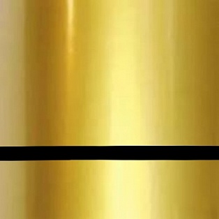 Для лазеров. Золото глянец на чёрном AT-887, 1200x600x1,5мм