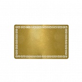 Металлическая заготовка JSMP для визитки (золото/римский орнамент)