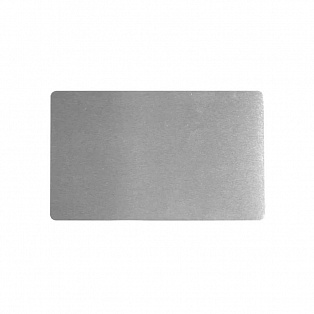 Металлическая заготовка JSMP для визитки (серебро)