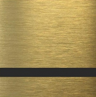 Золото царапанное на чёрном AT-115, 1200x600x1,5мм